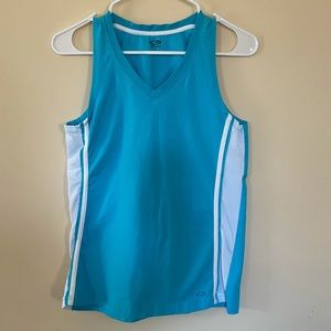 Final Price C9 Champion Blue Workout Top with Breathable Mesh